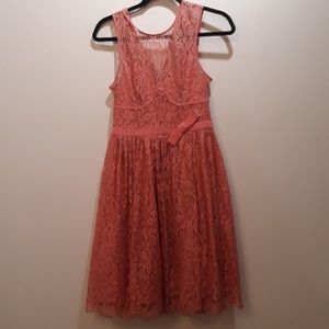 Tracy Reese Pink Lace Dress